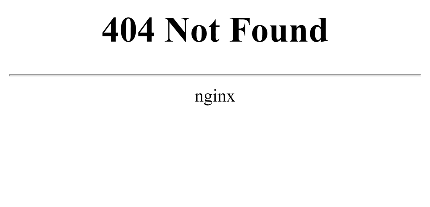 дефолтная 404 страница 
